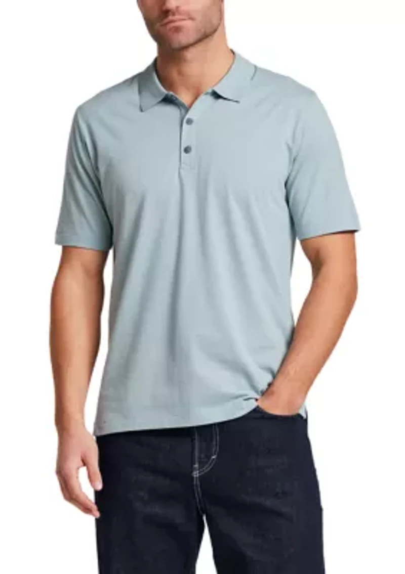 Men's Microstripe Polo Shirt
