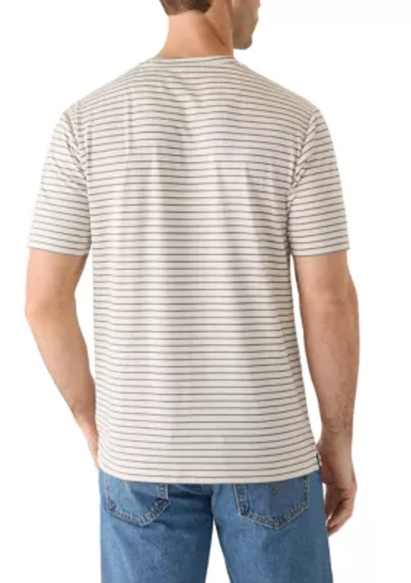 Men's Striped Crew Neck Shirt
