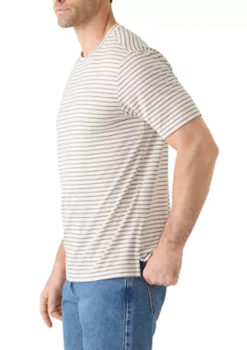 Men's Striped Crew Neck Shirt