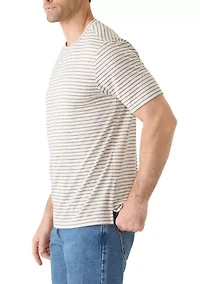Men's Striped Crew Neck Shirt