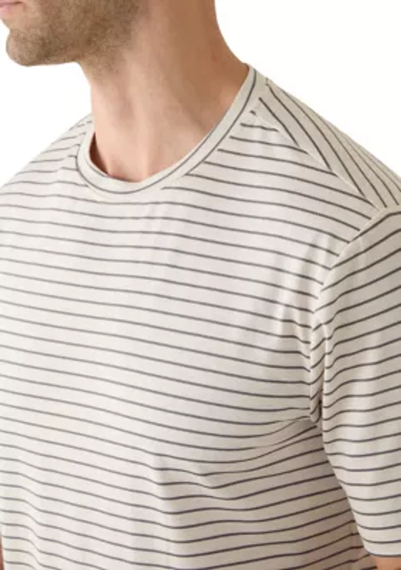 Men's Striped Crew Neck Shirt