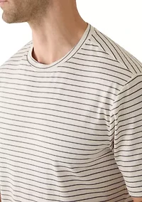 Men's Striped Crew Neck Shirt
