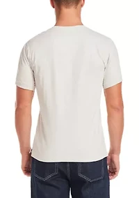 Men's Short Sleeve Jersey Henley Shirt