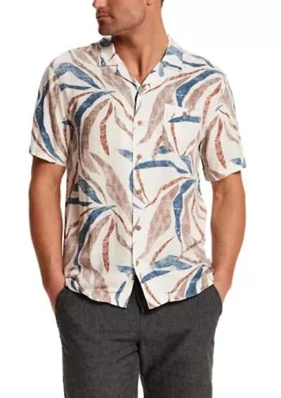 Men's Print Camp Collar Shirt