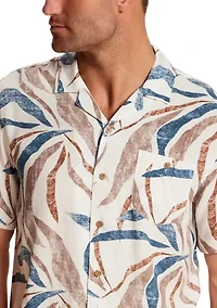 Men's Print Camp Collar Shirt