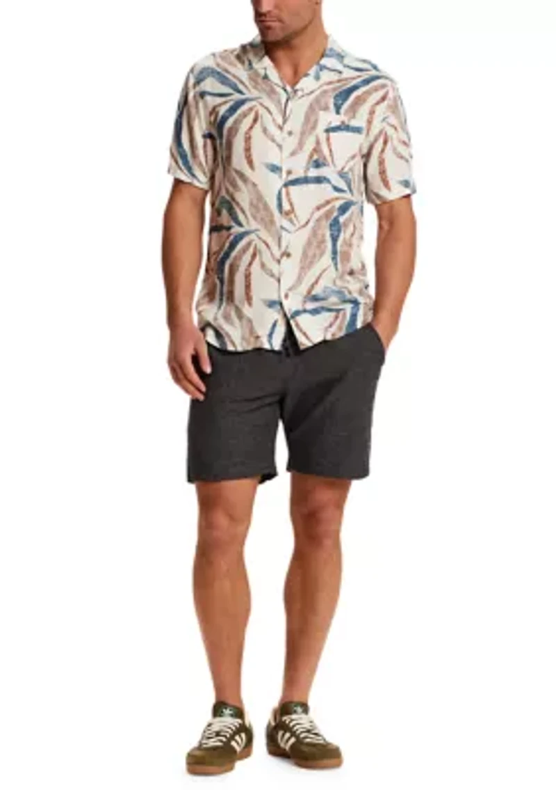 Men's Print Camp Collar Shirt