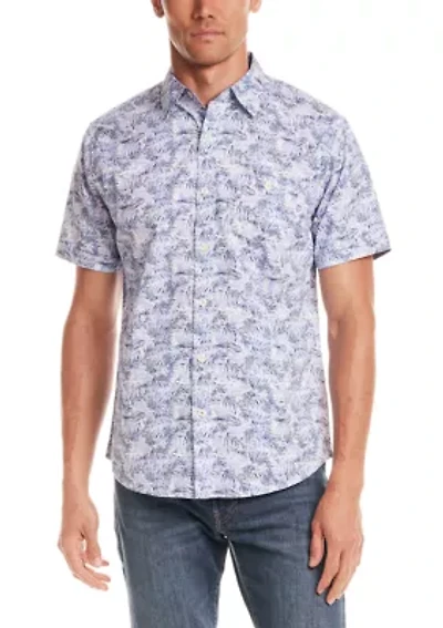 Men's Short Sleeve Cotton Poplin Shirt