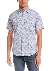 Men's Short Sleeve Cotton Poplin Shirt