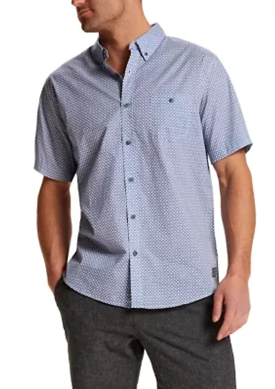 Men's Short Sleeve Cotton Poplin Shirt