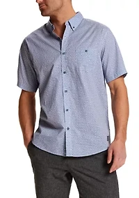 Men's Short Sleeve Cotton Poplin Shirt