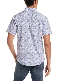 Men's Short Sleeve Cotton Poplin Shirt