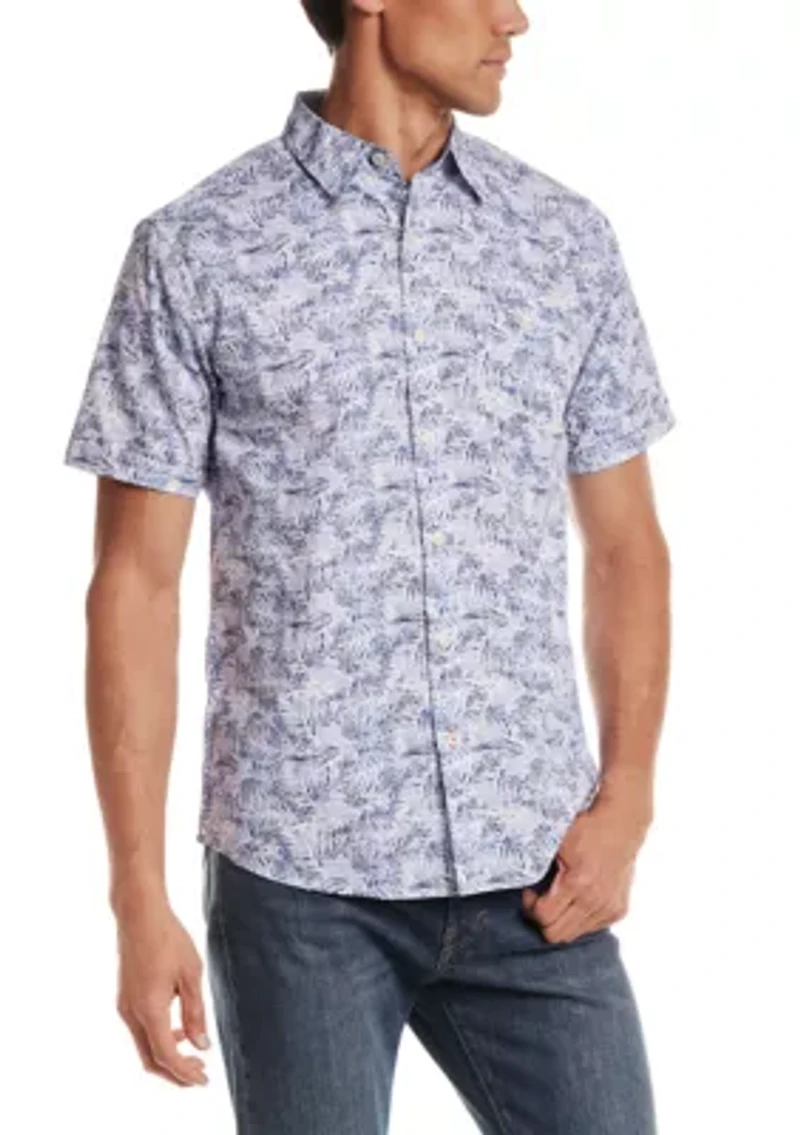 Men's Short Sleeve Cotton Poplin Shirt