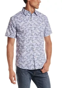 Men's Short Sleeve Cotton Poplin Shirt