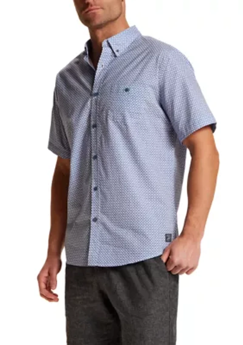 Men's Short Sleeve Cotton Poplin Shirt
