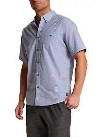 Men's Short Sleeve Cotton Poplin Shirt