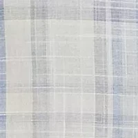 Men's Short Sleeve Cotton End On Plaid Shirt