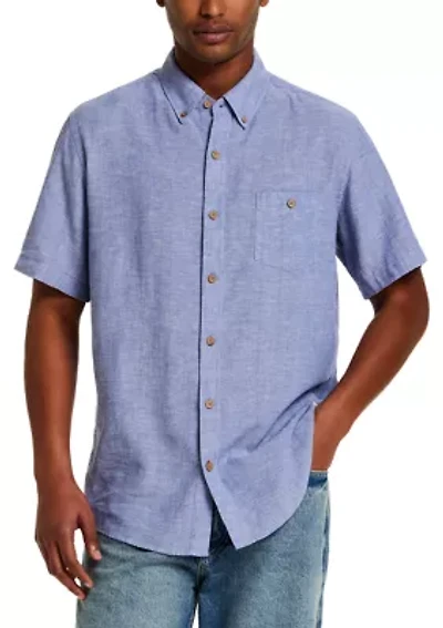 Men's Short Sleeve Striped Shirt