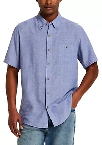 Men's Short Sleeve Striped Shirt