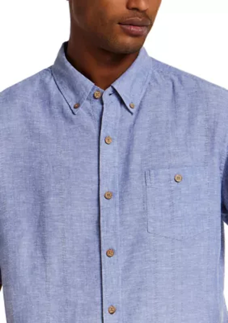 Men's Short Sleeve Striped Shirt
