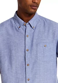 Men's Short Sleeve Striped Shirt