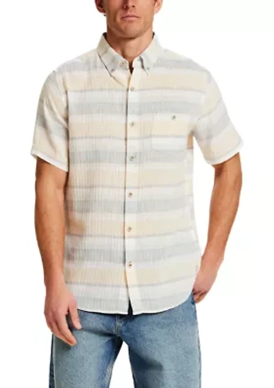 Men's Herringbone Striped Shirt