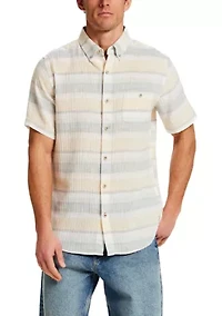 Men's Herringbone Striped Shirt