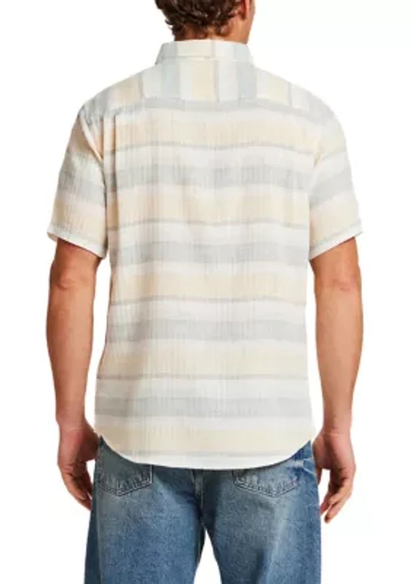 Men's Herringbone Striped Shirt