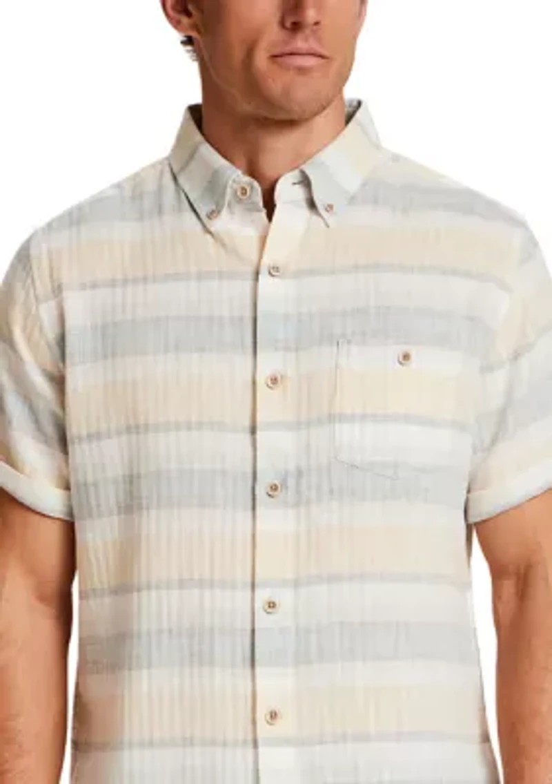 Men's Herringbone Striped Shirt