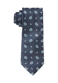 Mini Paisley Print Tie
