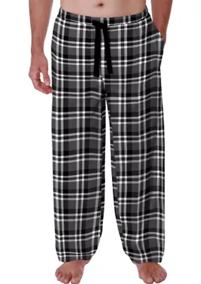 Big & Tall Yarn Dyed Flannel Pajama Pants