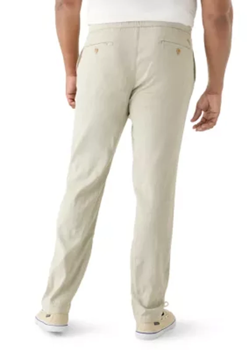 Big & Tall Beach Coast Linen Pants