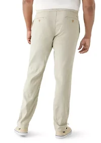 Big & Tall Beach Coast Linen Pants