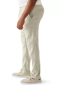 Big & Tall Beach Coast Linen Pants