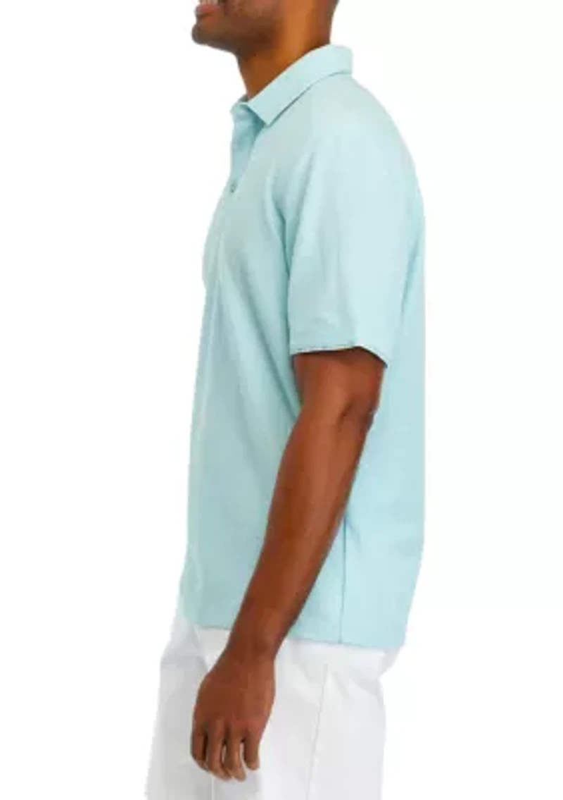 Big & Tall Cocktail Mixer Five O'Clock Polo Shirt