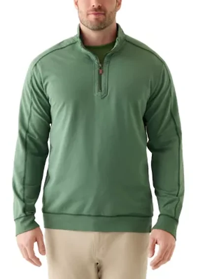 Big & Tall Ben and Terry Half-Zip