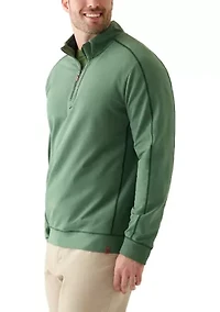 Big & Tall Ben and Terry Half-Zip