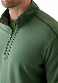 Big & Tall Ben and Terry Half-Zip