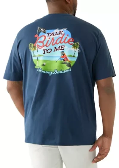 Big & Tall Talk Birdie to Me Graphic T-Shirt