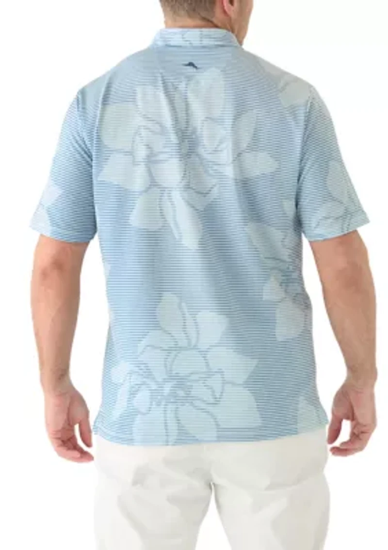 Big & Tall Short Sleeve Costa Wave Grande Polo Shirt