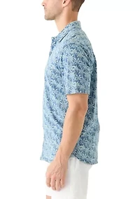 Big & Tall Palm Grotto Camp Shirt