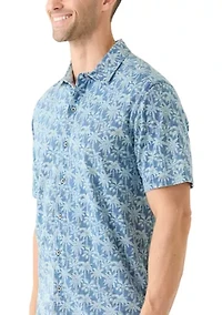 Big & Tall Palm Grotto Camp Shirt