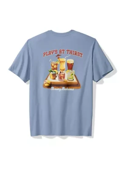 Big & Tall Short Sleeve Plays at Thirst Graphic T-Shirt