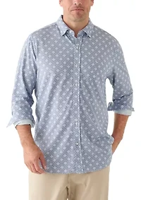 Big & Tall San Lucio Mira Mosaic Long Sleeve T-Shirt