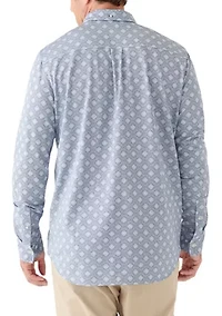 Big & Tall San Lucio Mira Mosaic Long Sleeve T-Shirt