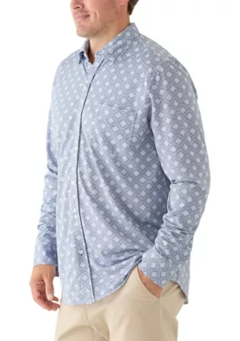 Big & Tall San Lucio Mira Mosaic Long Sleeve T-Shirt