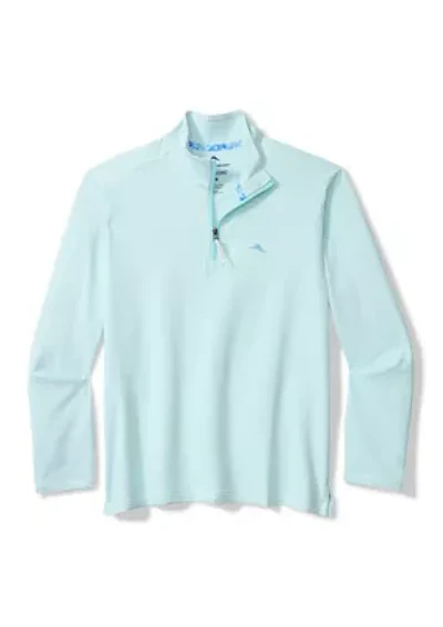 Big & Tall Costa Wave Half Zip Sweatshirt