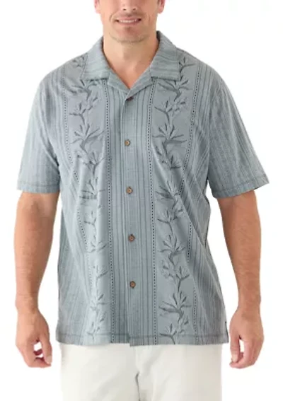 Big & Tall Palm Fresco Beach Border Camp T-Shirt