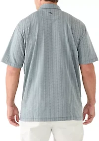 Big & Tall Palm Fresco Beach Border Camp T-Shirt