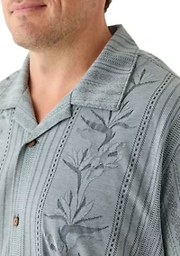 Big & Tall Palm Fresco Beach Border Camp T-Shirt