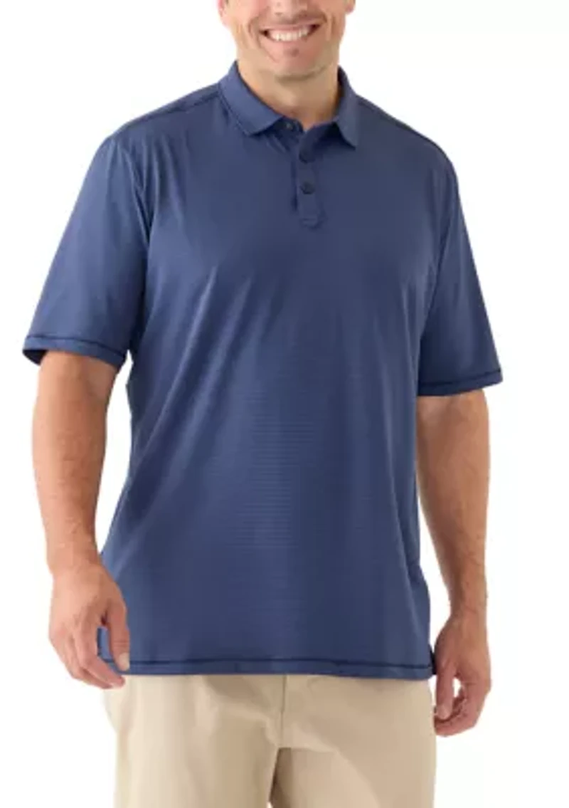 Big & Tall Costa Wave Polo Shirt